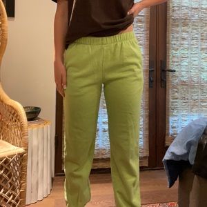 Green sweats